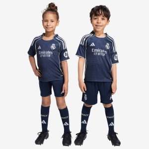 Kit Maillot Real Madrid Extérieur 2025/26 — Enfant