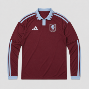 Maillot Aston Villa Domicile 2026/27 — Homme Manches longues