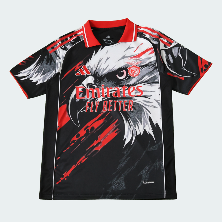 Maillot Benfica Aigle Blanc & Rouge Édition Spéciale Homme