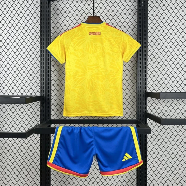 Kit Enfant Colombie Jaune 2026/2027 — dos