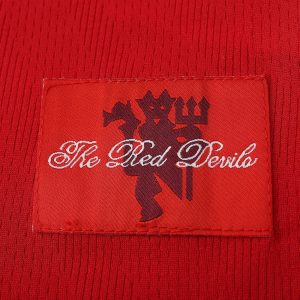Maillot Manchester United Rétro Domicile 2007/08 Manches longues