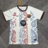 Maillot FC Barcelone Concept Paisley Blanc 2025/2026 — devant