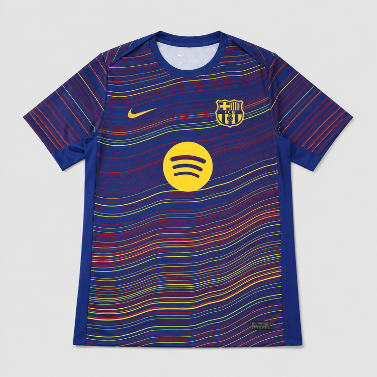 Maillot Barcelona Domicile Avant-match 25/26 Homme