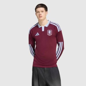 Maillot Aston Villa Domicile 2026/27 — Homme Manches longues