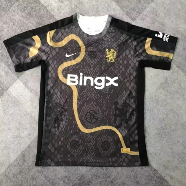Maillot Chelsea Concept Serpent Doré 2025/2026 — devant