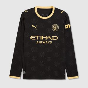 Maillot Manchester City Extérieur Édition Joueur 26/27 Manches longues