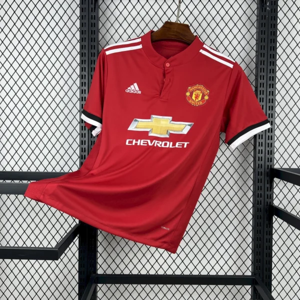Maillot Manchester United Retro Domicile 2016/2017 — devant