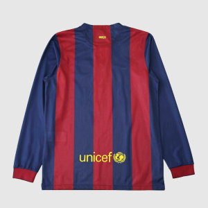 Maillot FC Barcelone Rétro Domicile 2014/15 — Manches longues
