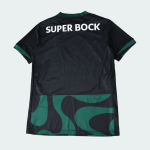 Maillot Sporting CP Noir Extérieur 25/26 Homme