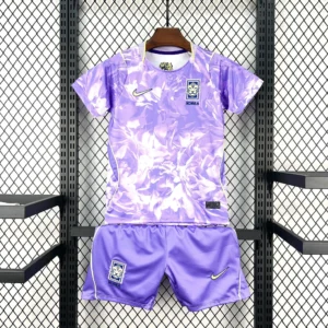 Kit Enfant Corée du Sud Violet 2026/2027 — devant