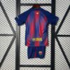 Kit Enfant FC Barcelone Bleu et Grenat 2025/2026 — dos