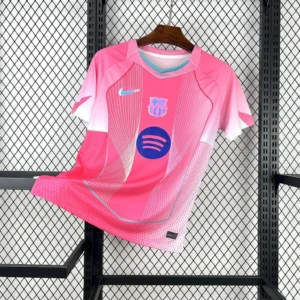 Maillot FC Barcelone Concept Rose Fluo 2025/2026 — devant Maillot FC Barcelone Concept Rose Fluo 2025/2026 — devant