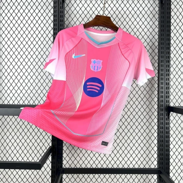 Maillot FC Barcelone Concept Rose Fluo 2025/2026 — devant