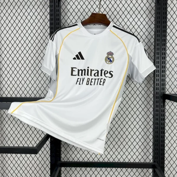 Maillot Real Madrid Domicile 2025/2026 — devant Maillot Real Madrid Domicile 2025/2026 — devant