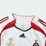 Kit Maillot AC Milan Rétro Extérieur 2006/07 Enfant