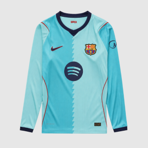 Maillot FC Barcelone Troisième 2026/27 — Homme Manches longues