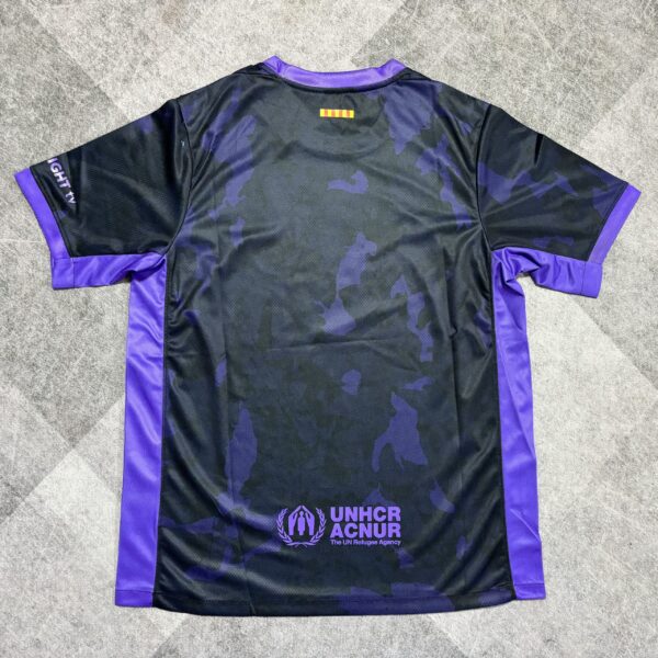 Maillot FC Barcelone Violet & Noir 2025/2026 — dos