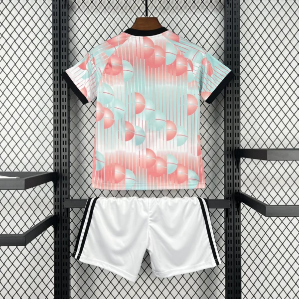 Kit Enfant Belgique Blanc et Menthe 2026/2027 — dos