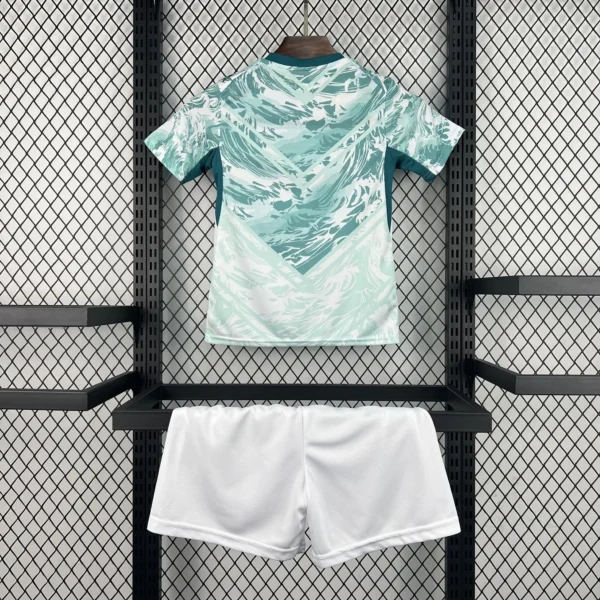 Kit Enfant Portugal Blanc et Menthe 2026/2027 — dos Kit Enfant Portugal Blanc et Menthe 2026/2027 — dos