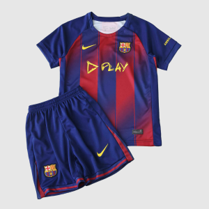 Kit Maillot Barcelona Domicile 25/26 Enfant Ed Sheeran