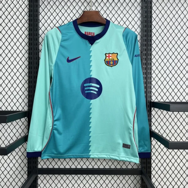 Maillot FC Barcelone Third 2026/2027 Manches Longues — devant Maillot FC Barcelone Third 2026/2027 Manches Longues — devant