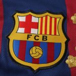Maillot Barcelona Brodé Rétro Domicile 2014/15
