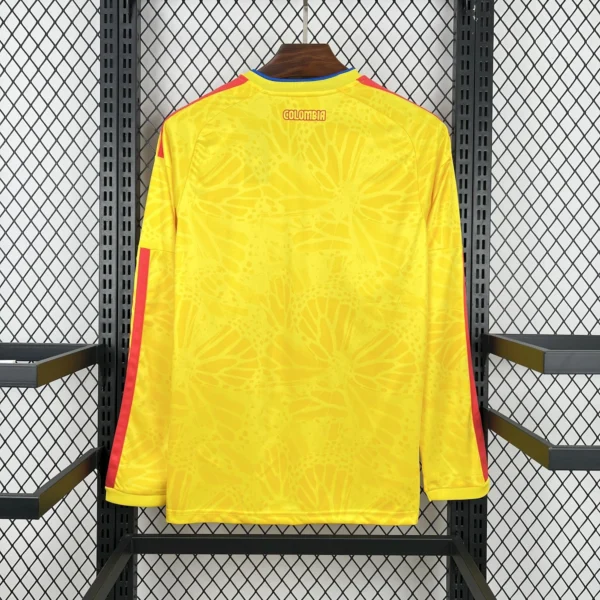 Maillot Colombie Domicile 2026/2027 Manches Longues — dos