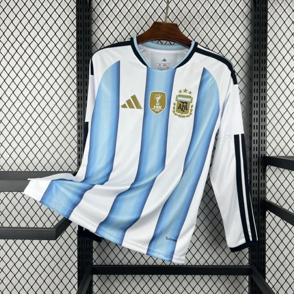 Maillot Argentine Domicile 2026/2027 Manches Longues — devant Maillot Argentine Domicile 2026/2027 Manches Longues — devant