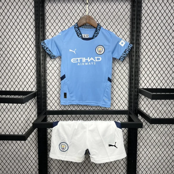 Kit Enfant Manchester City 2024/2025 — devant