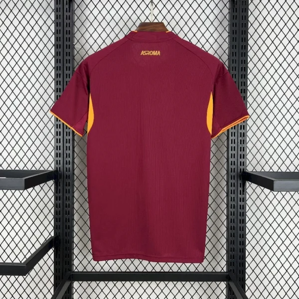 Maillot AS Roma Domicile 2025/2026 — dos