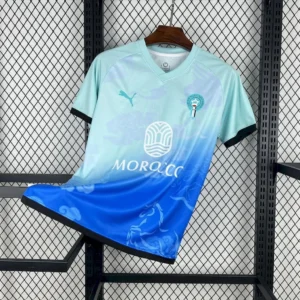 Maillot Maroc Concept Bleu Dégradé 2025/2026 — devant Maillot Maroc Concept Bleu Dégradé 2025/2026 — devant