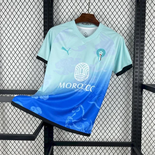 Maillot Maroc Concept Bleu Dégradé 2025/2026 — devant