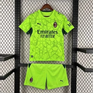 Kit Enfant AC Milan Gardien Vert 2026/2027 — devant Kit Enfant AC Milan Gardien Vert 2026/2027 — devant