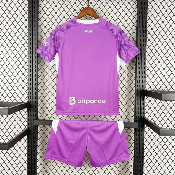 Kit Enfant AC Milan Gardien Violet 2026/2027 — dos