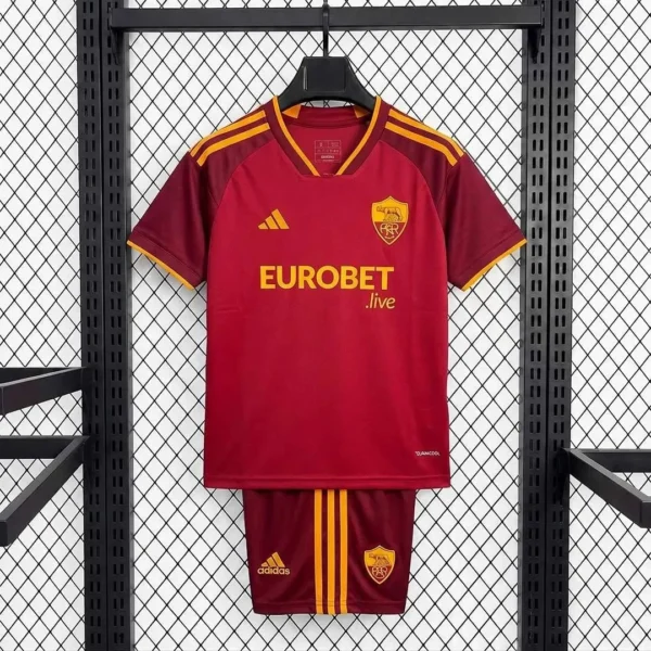 Kit Enfant AS Roma Domicile 2026/2027 — devant Kit Enfant AS Roma Domicile 2026/2027 — devant