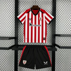 Kit Enfant Athletic Bilbao Domicile 2026/2027 — devant Kit Enfant Athletic Bilbao Domicile 2026/2027 — devant
