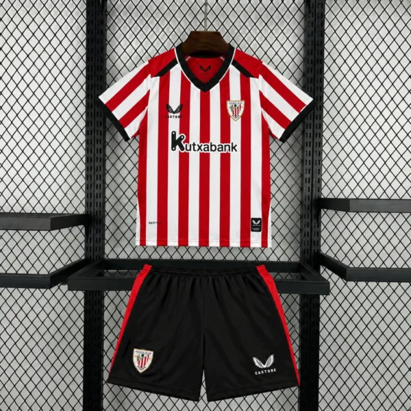 Kit Enfant Athletic Bilbao Domicile 2026/2027 — devant Kit Enfant Athletic Bilbao Domicile 2026/2027 — devant