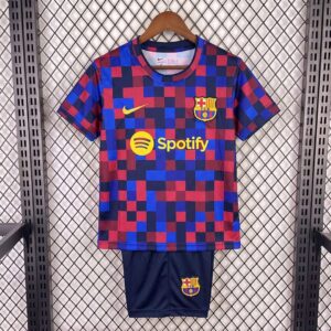 Kit Enfant FC Barcelone Avant-Match 2026/2027 — devant