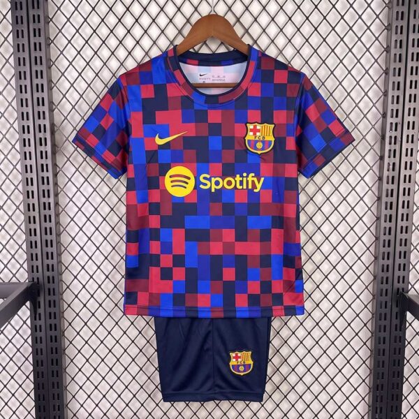 Kit Enfant FC Barcelone Avant-Match 2026/2027 — devant