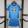 Kit Enfant Leeds United Gardien Bleu 2026/2027 — devant Kit Enfant Leeds United Gardien Bleu 2026/2027 — devant