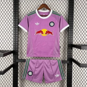 Kit Enfant Leeds United Gardien Rose 2026/2027 — devant Kit Enfant Leeds United Gardien Rose 2026/2027 — devant