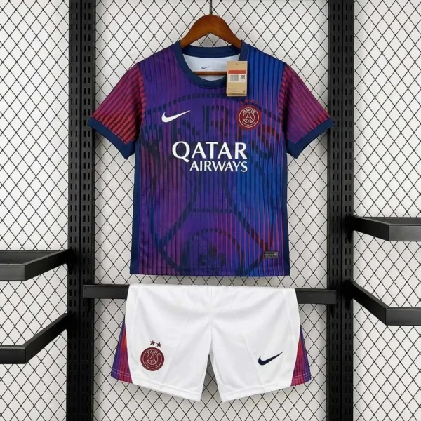 Kit Enfant PSG Avant-Match 2026/2027 — devant Kit Enfant PSG Avant-Match 2026/2027 — devant