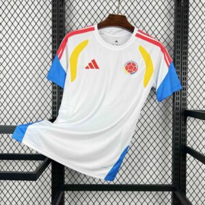Maillot Colombie Avant-Match Blanc 2026/2027 — devant Maillot Colombie Avant-Match Blanc 2026/2027 — devant