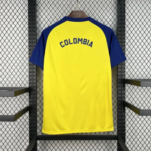 Maillot Colombie Avant-Match Jaune 2026/2027 — dos