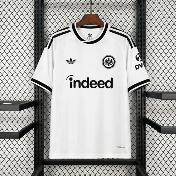 Maillot Eintracht Francfort Extérieur Blanc 2026/2027 — devant Maillot Eintracht Francfort Extérieur Blanc 2026/2027 — devant