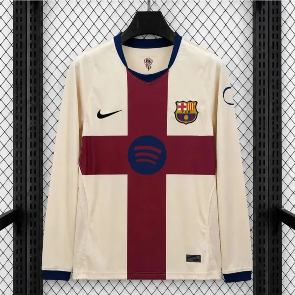 Maillot FC Barcelone Fourth 2026/2027 Manches Longues — devant