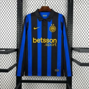 Maillot Inter Milan Domicile 2026/2027 Manches Longues — devant Maillot Inter Milan Domicile 2026/2027 Manches Longues — devant