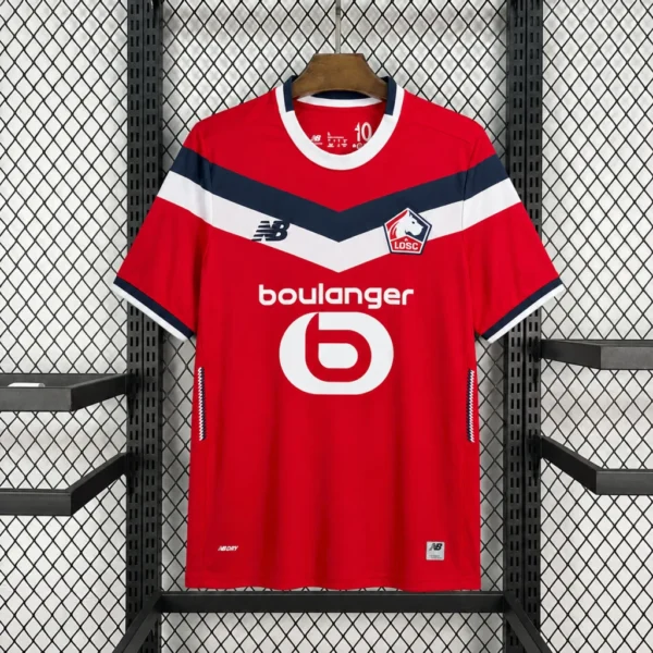 Maillot LOSC Lille Domicile 2026/2027 — devant Maillot LOSC Lille Domicile 2026/2027 — devant
