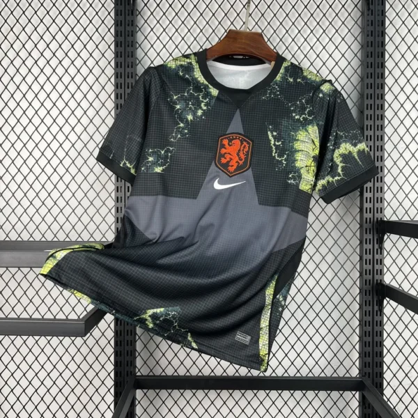 Maillot Pays-Bas Gardien Noir 2026/2027 — devant Maillot Pays-Bas Gardien Noir 2026/2027 — devant