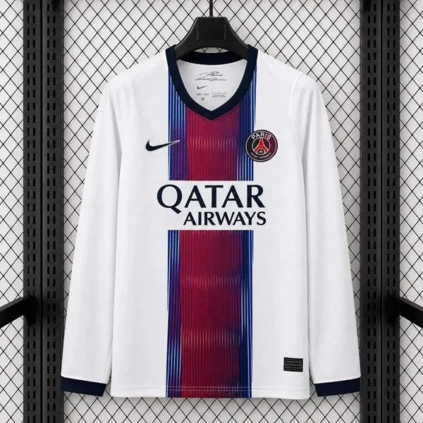 Maillot PSG Extérieur 2026/2027 Manches Longues — devant Maillot PSG Extérieur 2026/2027 Manches Longues — devant